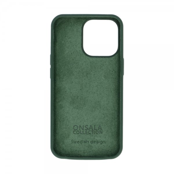 Onsala iPhone 13 Pro Silikonikuori Oliivinvihreä