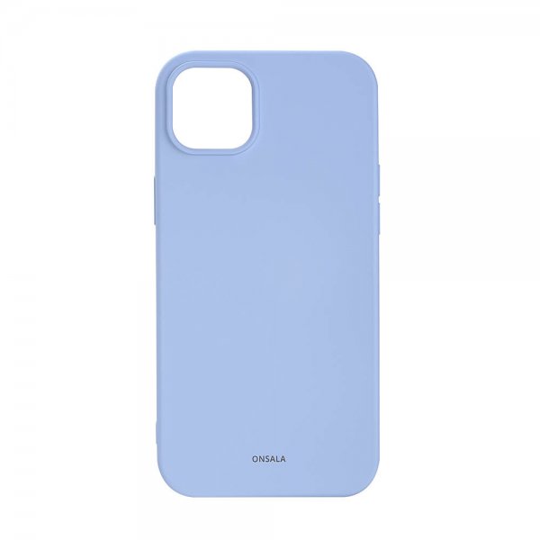 Onsala iPhone 14 Plus Silikonikuori Vaaleansininen