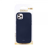 Onsala iPhone 14 Plus -silikonikuori, tummansininen