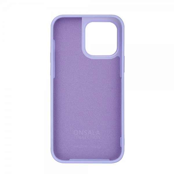 Onsala iPhone 14 Pro Max Silikonikuori Violetti