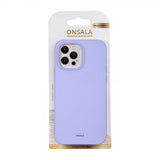 Onsala iPhone 14 Pro Max Silikonikuori Violetti