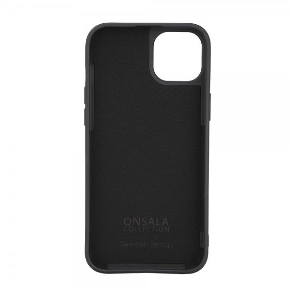 Onsala iPhone 15 Plus Suojakuori Silicone Touch MagSeries Musta