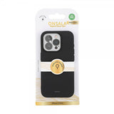 Onsala iPhone 15 Pro -silikonikuori, Silicone Touch MagSeries, musta