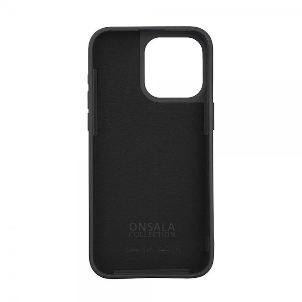 Onsala iPhone 15 Pro Max Kuori Silicone Touch MagSeries Musta