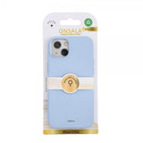 Onsala iPhone 15 Plus Suojakuori Silicone Touch MagSeries Vaaleansininen