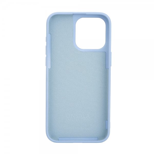 Onsala iPhone 15 Pro Max Kuori Silicone Touch MagSeries Vaaleansininen