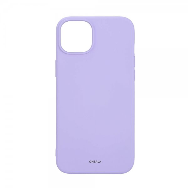 Onsala iPhone 15 Plus Suojakuori Silicone Touch MagSeries Violetti