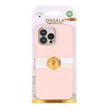 Onsala iPhone 16 Pro Max Kuori Silikonituntuma Liituvaaleanpunainen