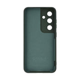 Onsala Samsung Galaxy S25 Kuori Silikonituntu Oliivinvihreä