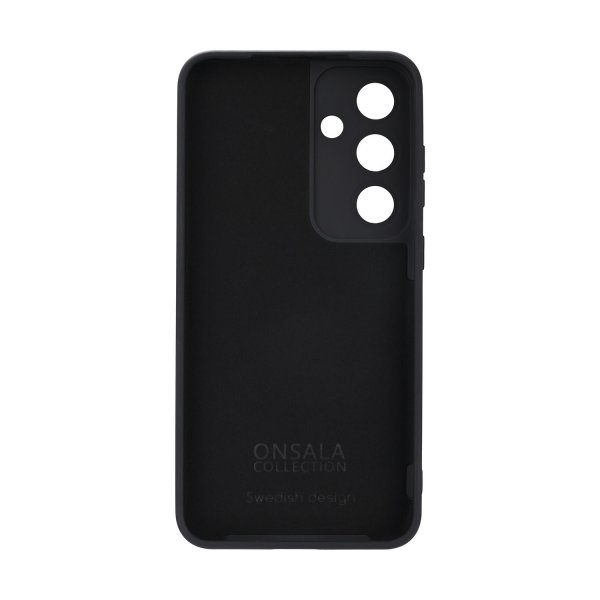 Onsala Samsung Galaxy S25 Plus Silikonisuojakuori Musta
