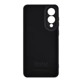 Onsala Samsung Galaxy S25 Edge Kuori Silikonituntuma Musta