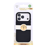 Onsala iPhone 17 Pro/iPhone 18 Pro Kuori Silikonin tuntu Musta