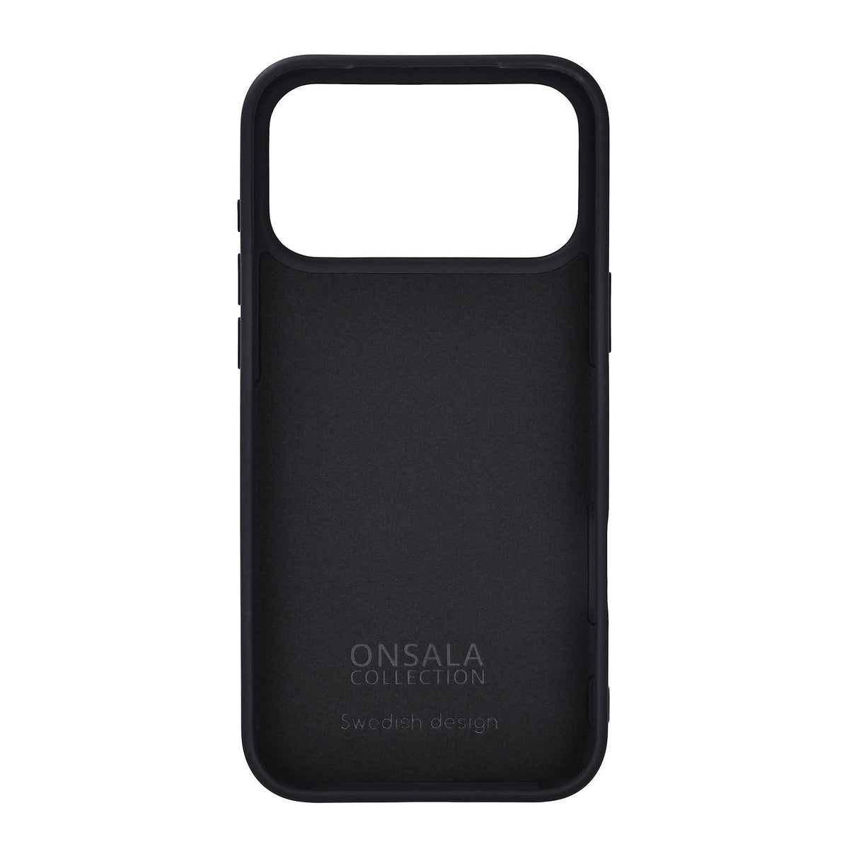 Onsala iPhone 17 Pro Max/iPhone 18 Pro Max Kuori Silikonin tuntu Musta