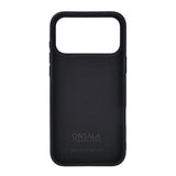 Onsala iPhone 17 Pro Max/iPhone 18 Pro Max Kuori Silikonin tuntu Musta