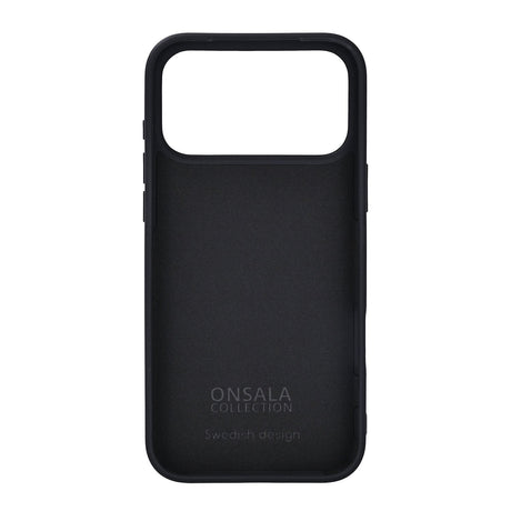 Onsala iPhone 17 Pro Max/iPhone 18 Pro Max Kuori Silikonin tuntu Musta