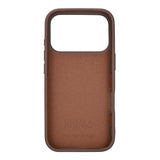 Onsala iPhone 17 Pro/iPhone 18 Pro Kuori Silikonin tuntu Chocolate