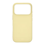 Onsala iPhone 17 Pro -kuori silikonituntumalla, Lemon