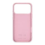 Onsala iPhone 17 Pro Max/iPhone 18 Pro Max Kuori Silikonin tuntu Chalk Pink