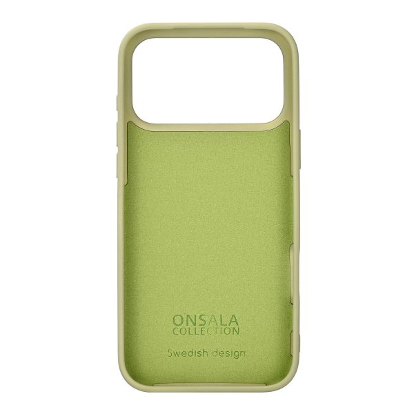 Onsala iPhone 17 Pro Max Kuori Silikonituntuma Lime