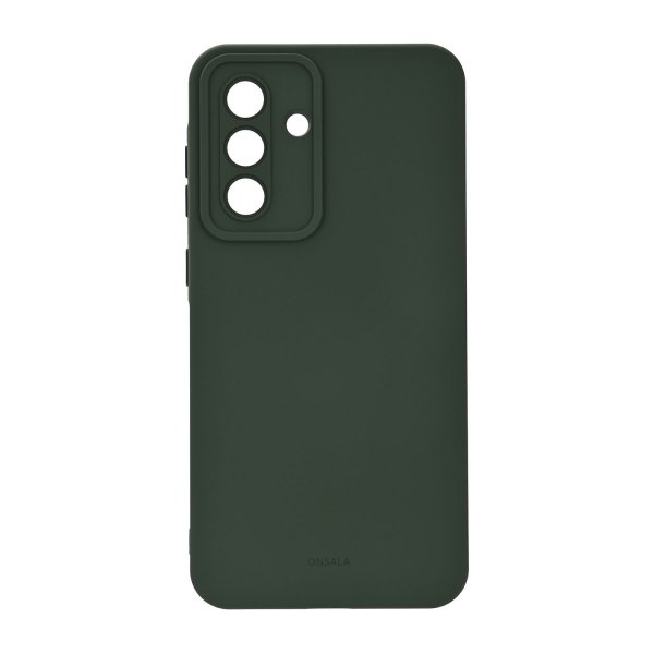 Onsala Samsung Galaxy A37 -silikonikuori, oliivinvihreä