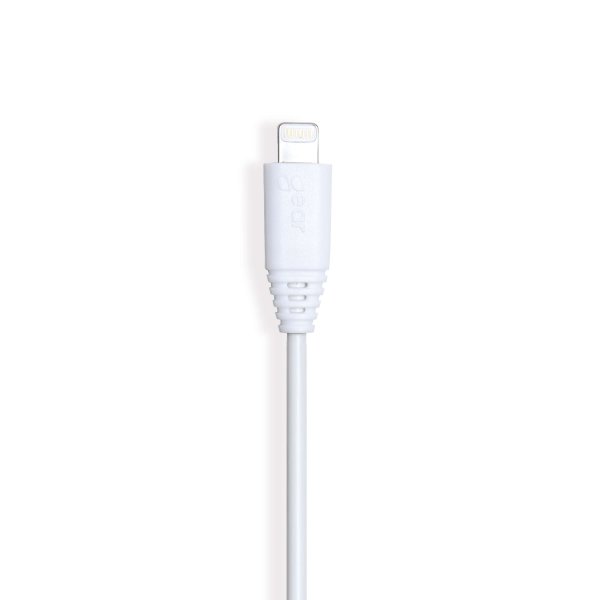 Gear Latauskaapeli Lightning–USB-A 1m MFI Valkoinen