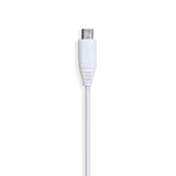 Gear Micro-USB-USB-A-latauskaapeli, 0,3 m, valkoinen