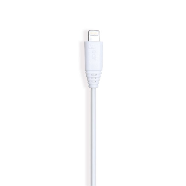 Gear Lightning–USB-A-latauskaapeli 0,3 m MFi Valkoinen