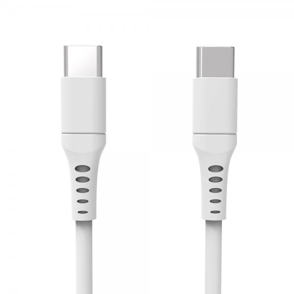 Gear USB-C–USB-C-latauskaapeli 3 m, valkoinen