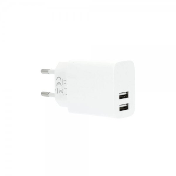 Gear-laturi 2xUSB-A 3.4A Valkoinen