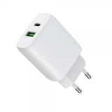 Gear Laturi PD/PPS Travel Charger 30W + QC 18W Valkoinen