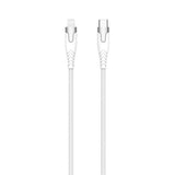 Gear USB-C–Lightning Kevlar-kaapeli 1,5 m, valkoinen