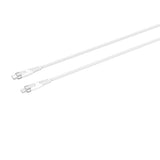 Gear USB-C–Lightning Kevlar-kaapeli 1,5 m, valkoinen