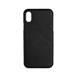 Onsala iPhone X/Xs Kotelo Aitoa Nahkaa Musta