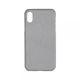 Onsala iPhone X/Xs Kuori Aitoa Nahkaa Harmaa