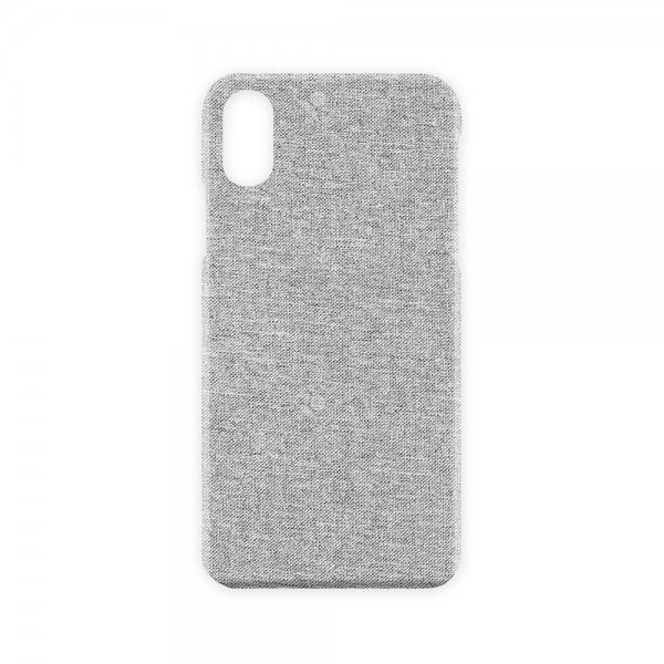 Onsala iPhone X/Xs Kuori Tekstiili Harmaa