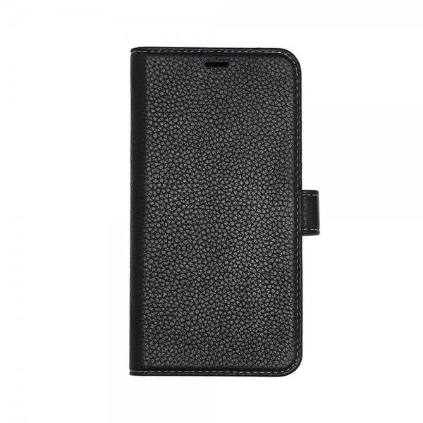 Onsala iPhone 11 -kotelo, aitoa nahkaa, musta