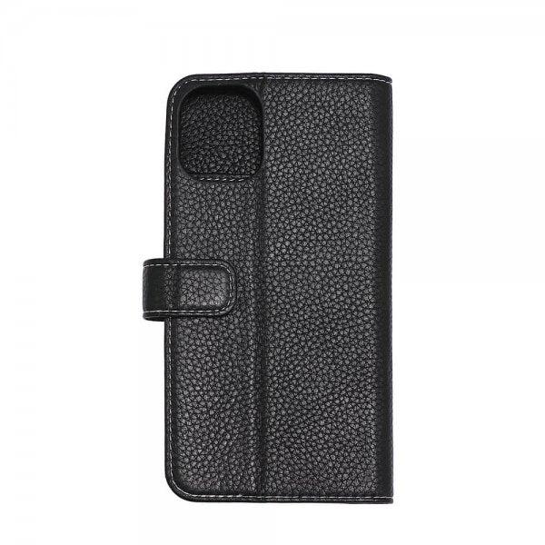 Onsala iPhone 11 -kotelo, aitoa nahkaa, musta