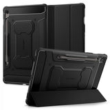 Spigen Samsung Galaxy Tab S10 FE Rugged Armor Pro -suojakuori, mattamusta