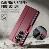 CaseMe Samsung Galaxy Z Fold 8 Ultra Kotelo 023 Series Punainen