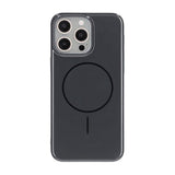 iPhone 15 Pro Max Kuori TPU MagSafe Kiiltävä Musta