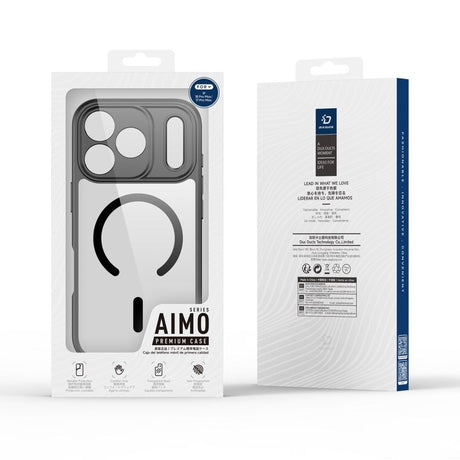 Dux Ducis iPhone 17 Pro Max/iPhone 18 Pro Max Kuori Aimo Series MagSafe Musta