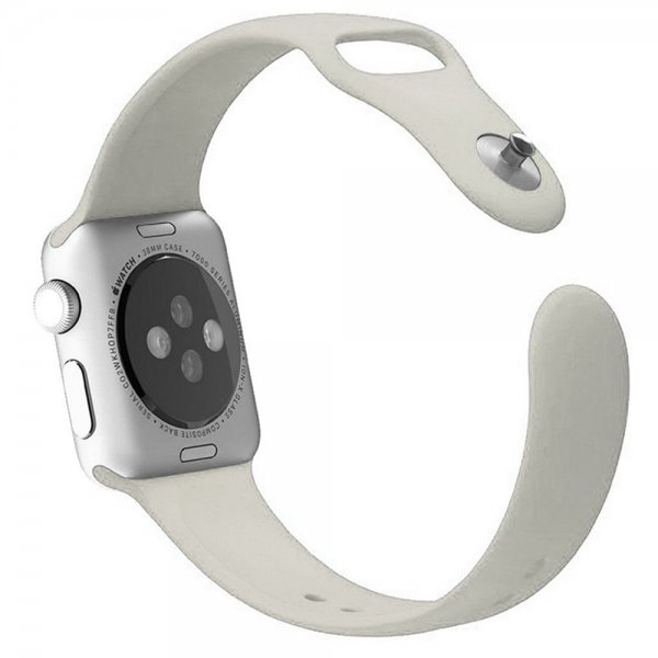 Apple Watch 44/45/46mm/Apple Watch Ultra Ranneke Silikoni Beige
