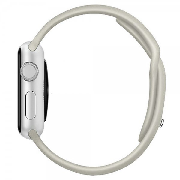 Apple Watch 44/45/46mm/Apple Watch Ultra Ranneke Silikoni Beige