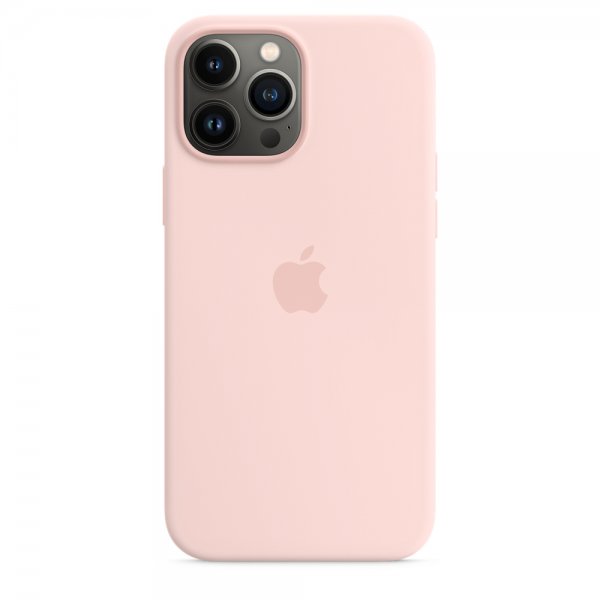 Apple Alkuperäinen iPhone 13 Pro Max -silikonikuori MagSafella, liituvaaleanpunainen