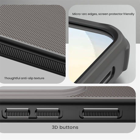Nillkin Samsung Galaxy A37 Kuori Super Frosted Shield Pro Kirkas Musta