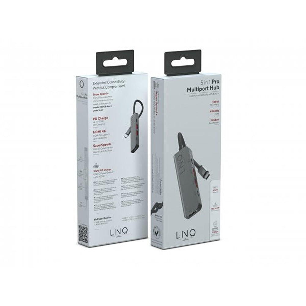 LINQ by Elements 5-in-1 Pro USB-C Multiport Hub