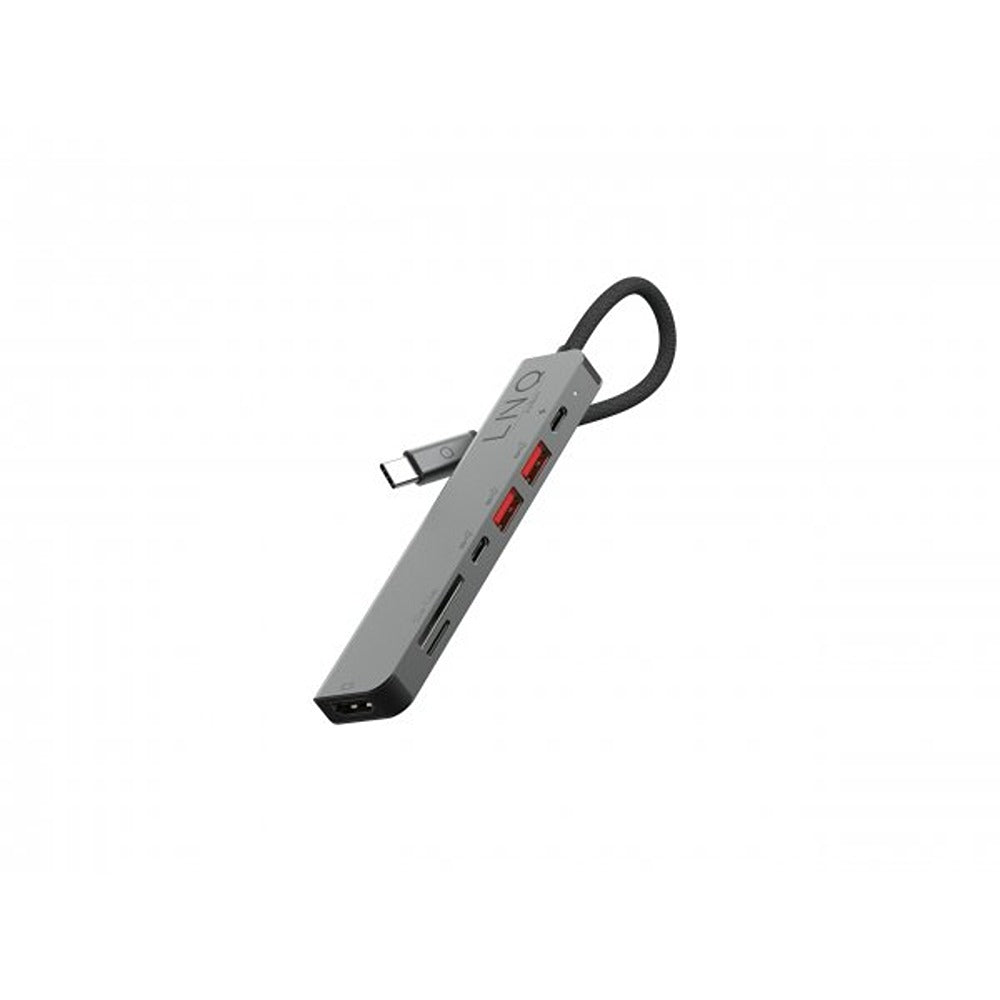 LINQ by Elements 7 in 1 Pro USB-C -moniporttihubi