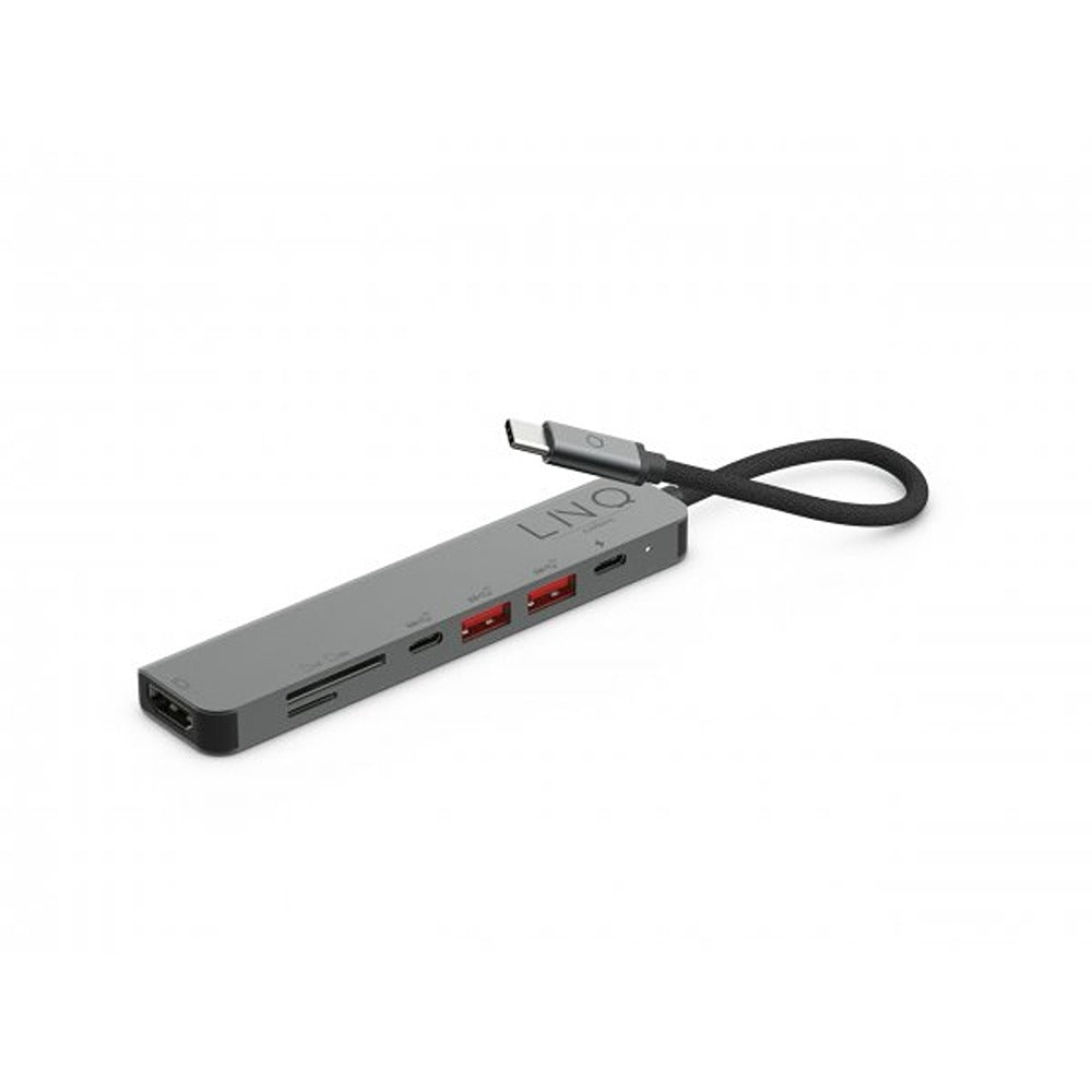 LINQ by Elements 7 in 1 Pro USB-C -moniporttihubi