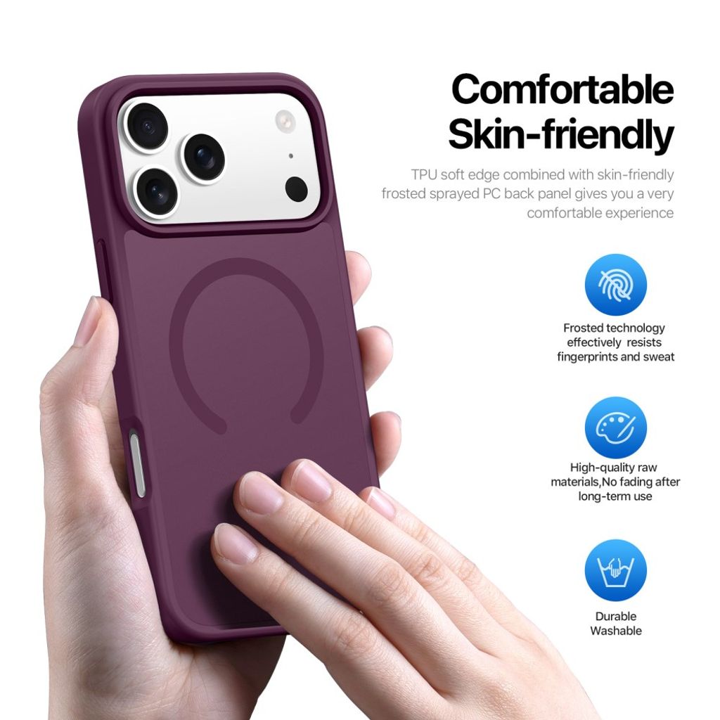 Dux Ducis iPhone 17 Pro/iPhone 18 Pro Kuori Yind Series MagSafe Punainen