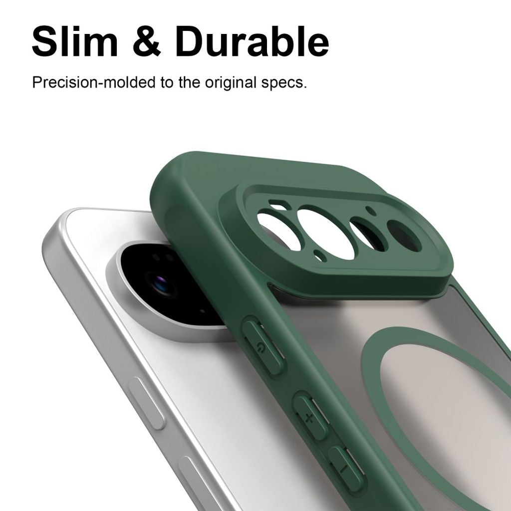Google Pixel 11 Pro Kuori Huurteinen MagSafe Vihreä